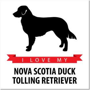 I Love My Nova Scotia Duck Tolling Retriever Posters and Art
